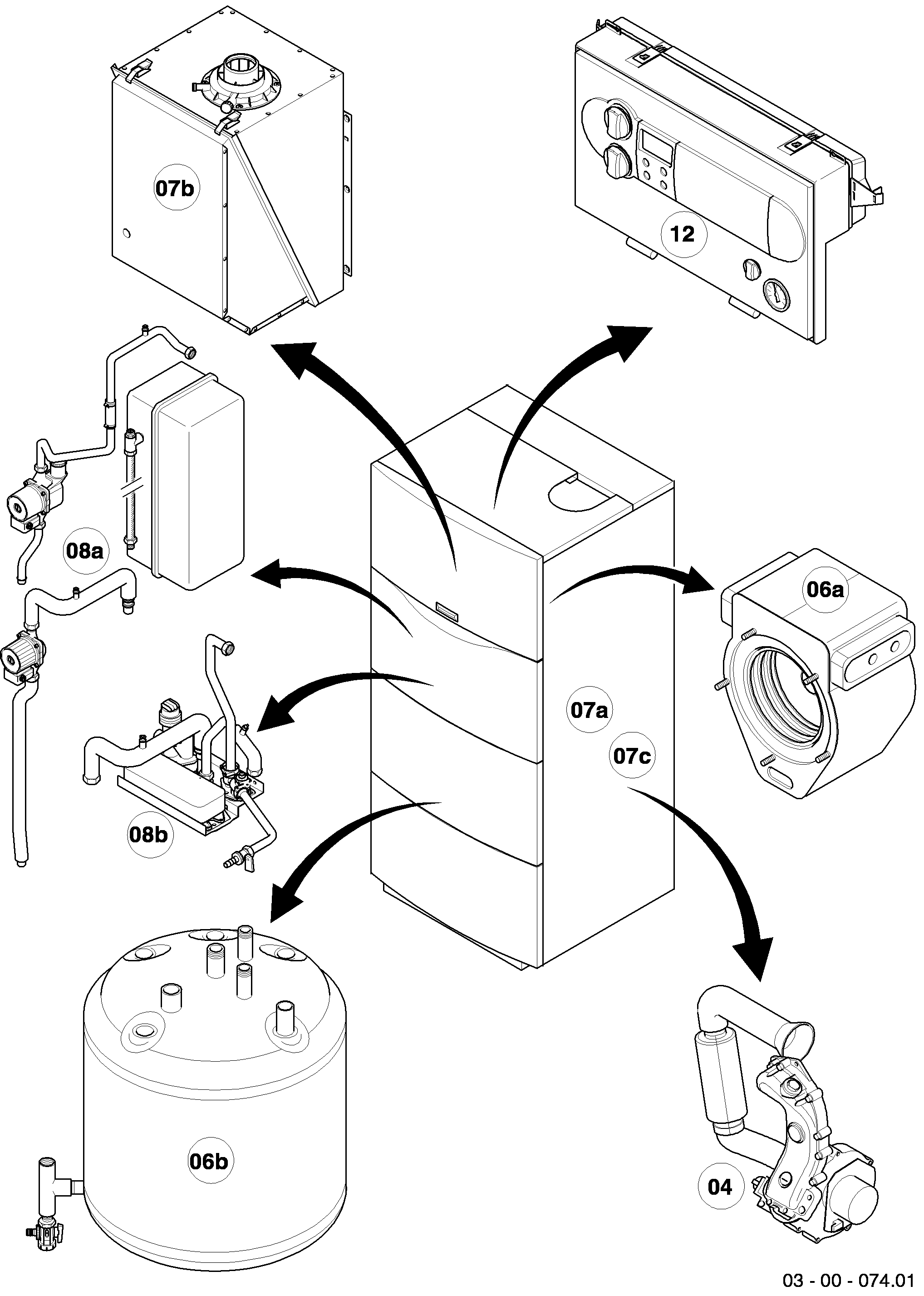 Vaillant VSC FR 246-C 170 R3 — vue d'ensemble