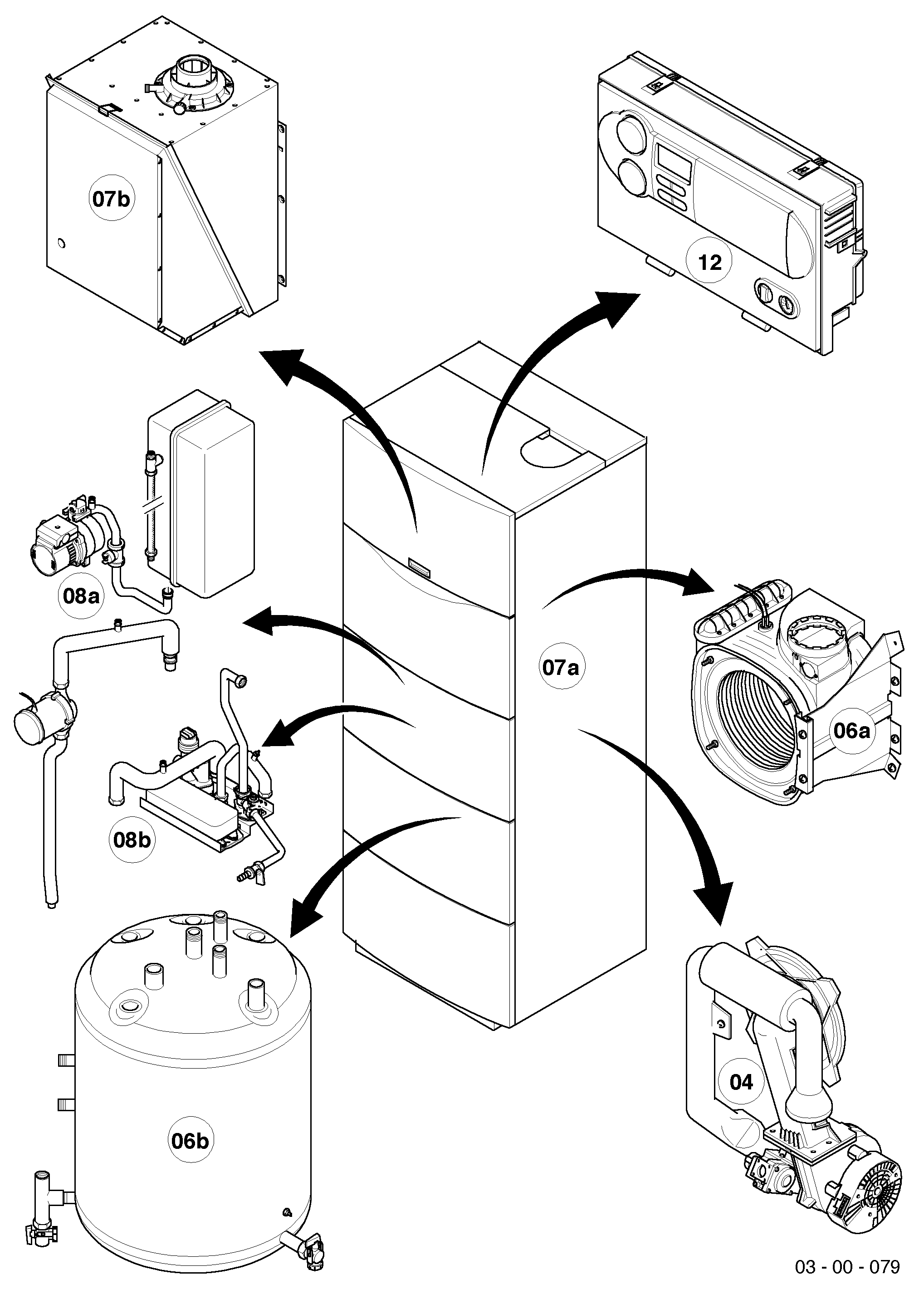 Vaillant VSC FR 306/2-C 200 R1 — vue d'ensemble