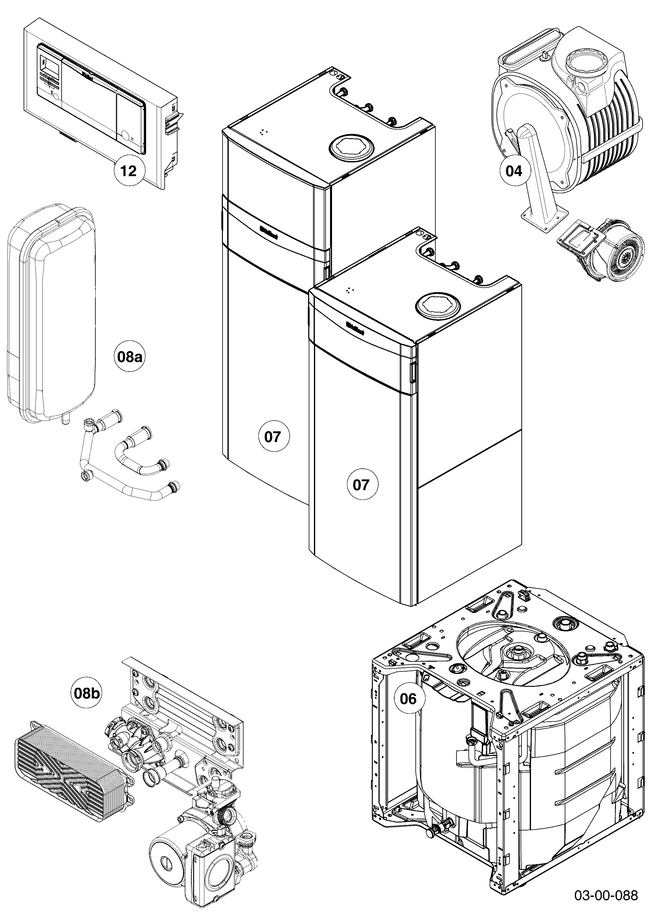 Vaillant VSC D 306/4-5 190 — vue d'ensemble