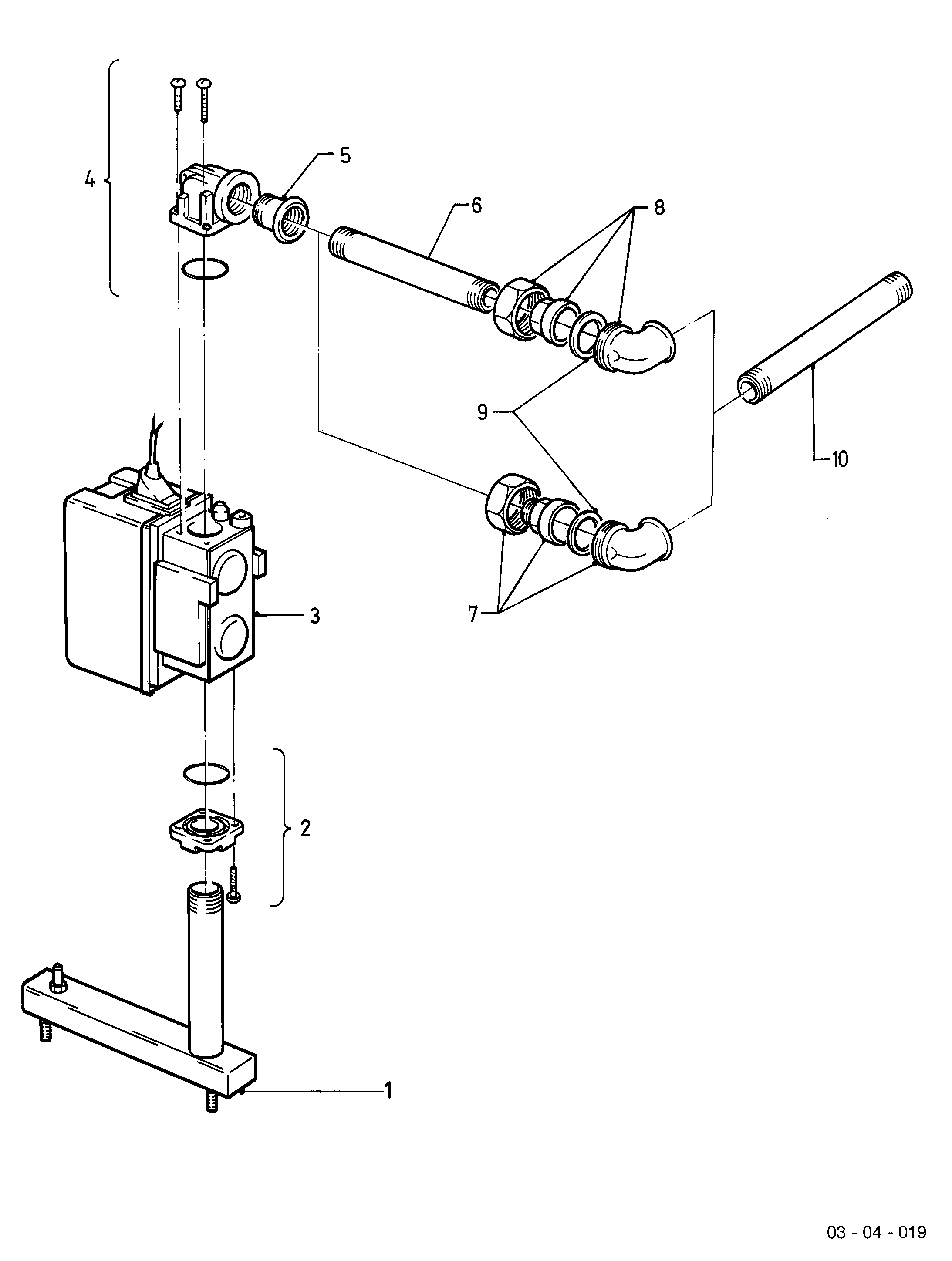 Schéma éclaté Bloc gaz — Vaillant VKS 18/1 E