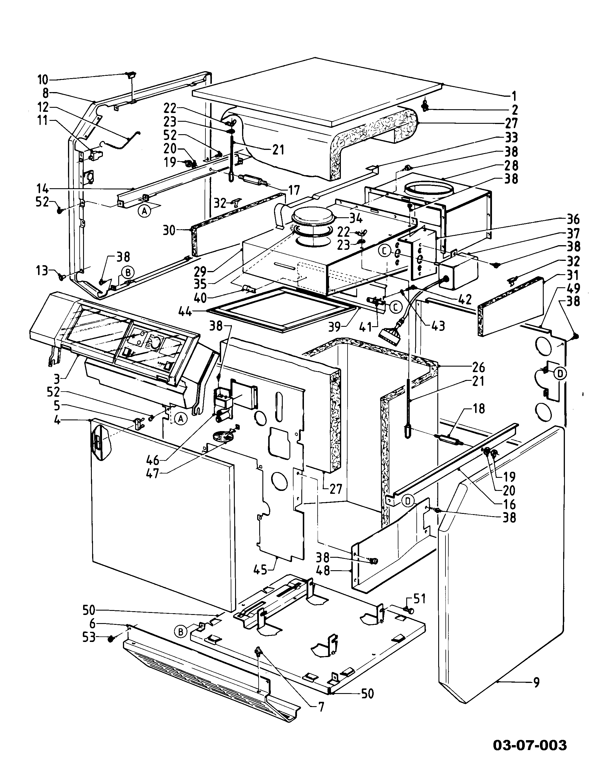 Schéma éclaté Habillage — Vaillant VK 36/4-01.1 XEU