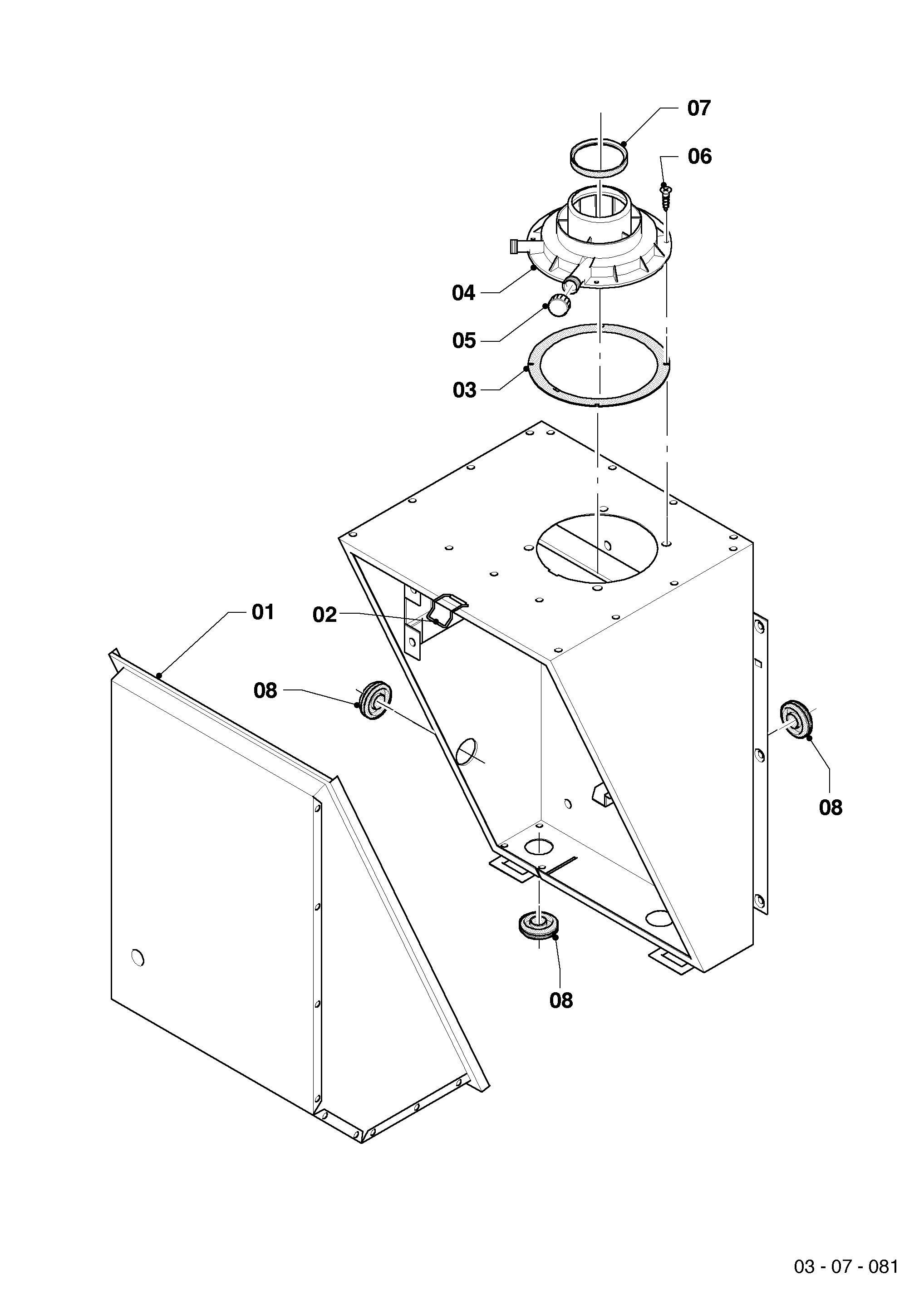 Schéma éclaté Chambre de combustion — Vaillant VSC FR 306/2-C 200 R1