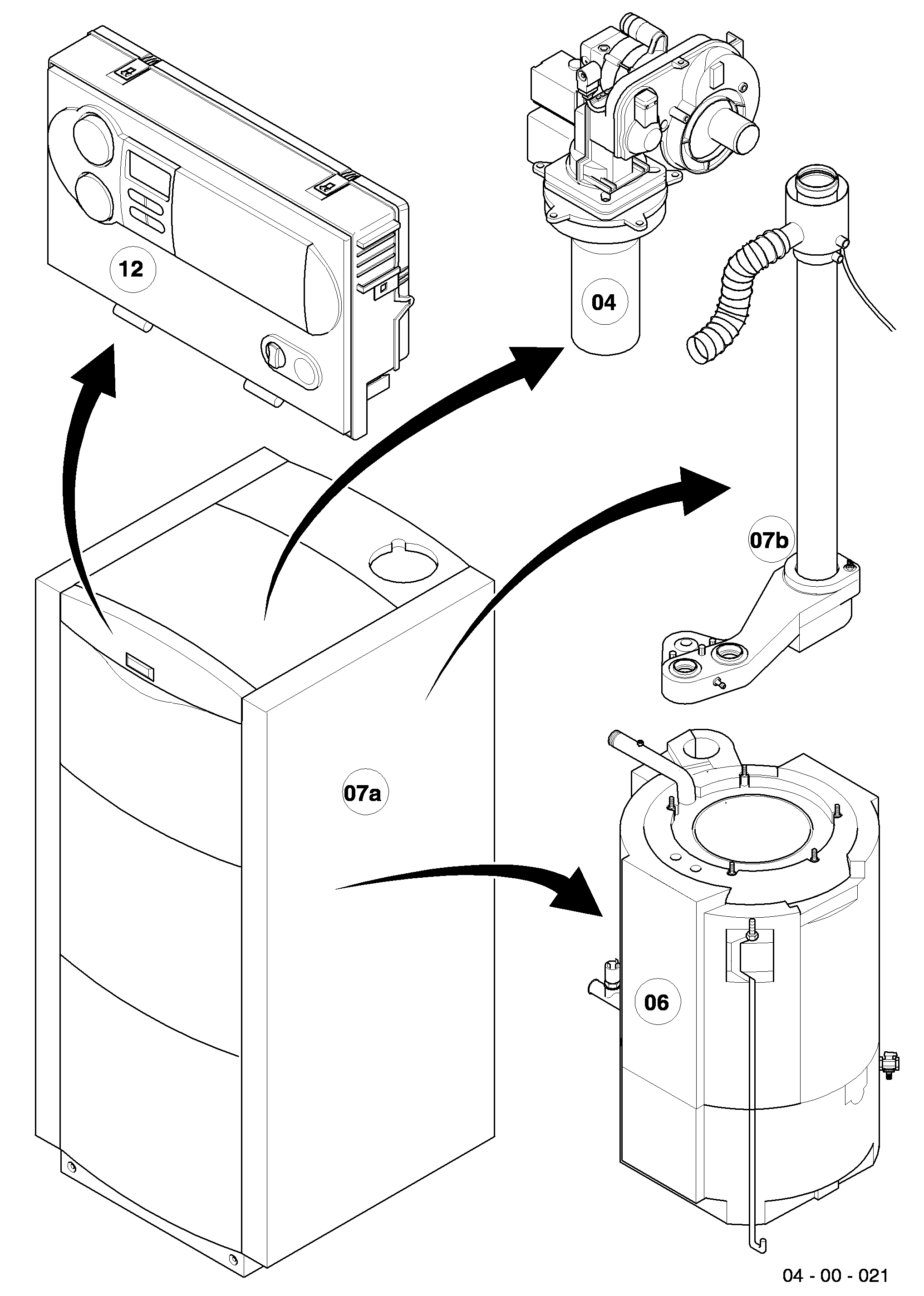 Vaillant VKO 246-7 R1 — vue d'ensemble