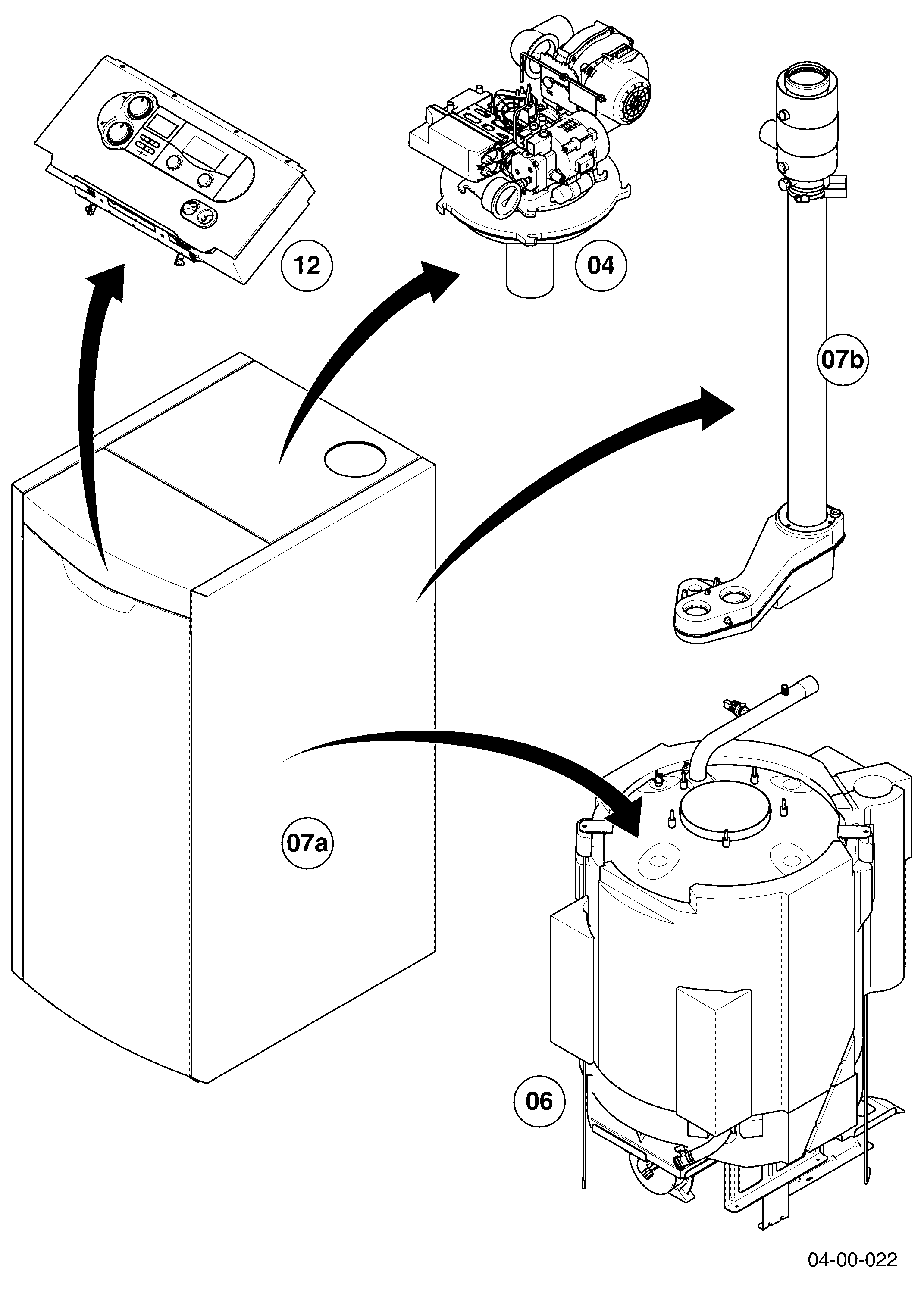 Vaillant VKO 156/3-7 — vue d'ensemble